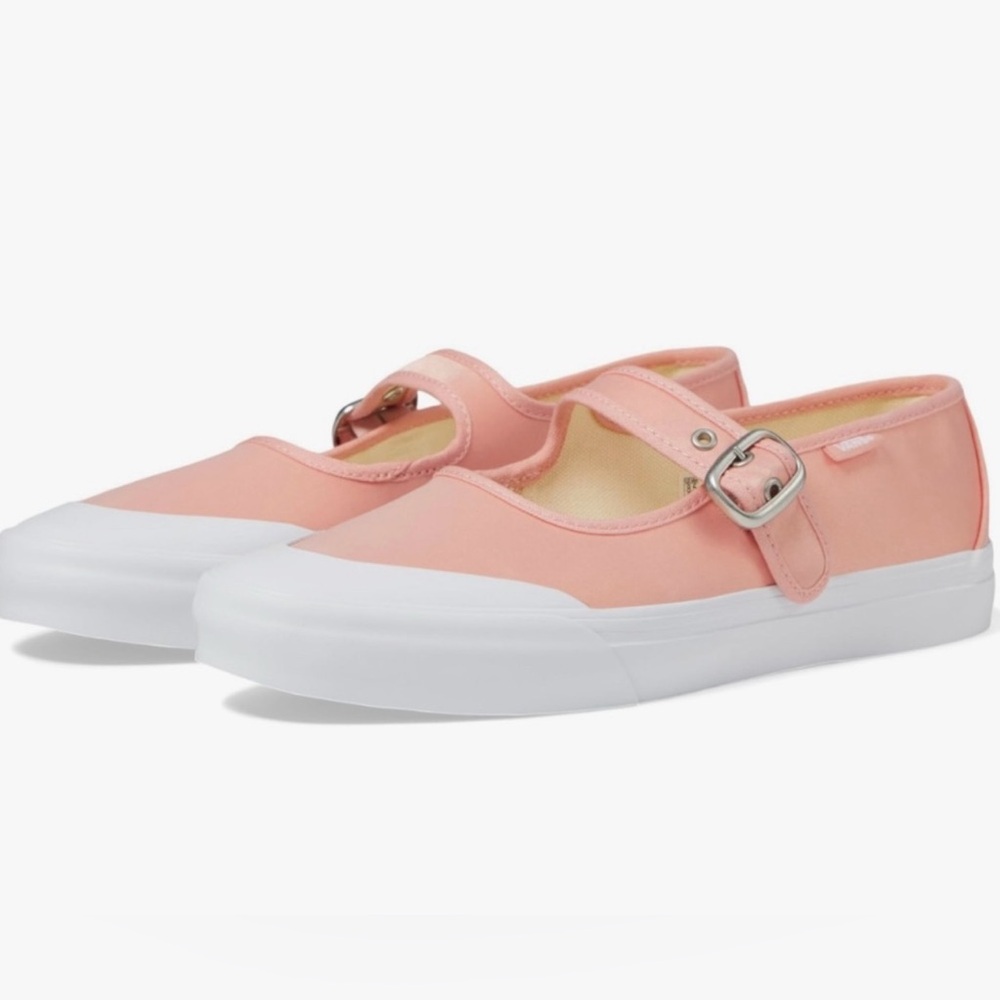 Vans Mary Jane Sneakers in Ballet Pink Satin w/Buckle, NWOT, Women’s Multiple